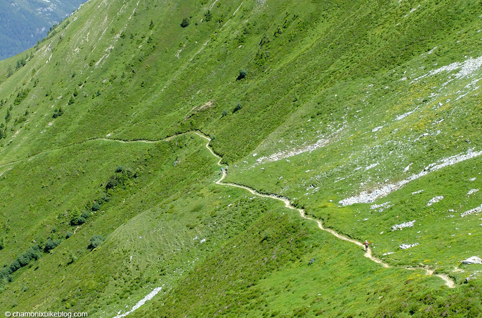 Want to ride this in July or August? No one's stopping you, it's on the Vallorcine side of Le Tour, and in Switzerland.
