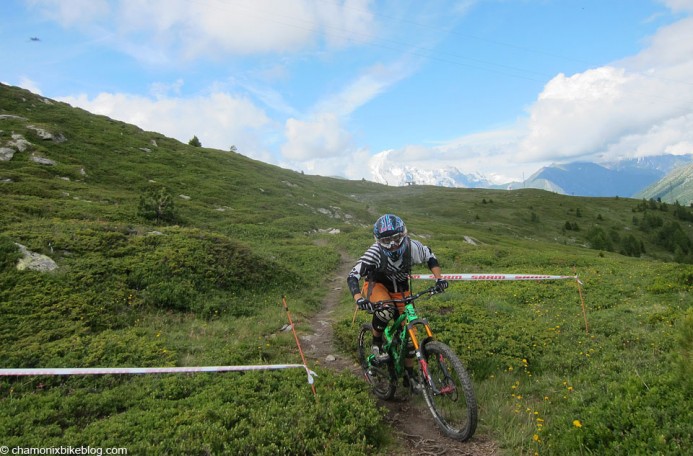 Photos of riders with a visible Mont Blanc in the background are as rare as rocking horse poo at the moment!