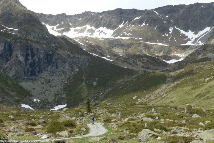 The last wee bit to the Croix de Loriaz always reminds me of a Scottish corrie.