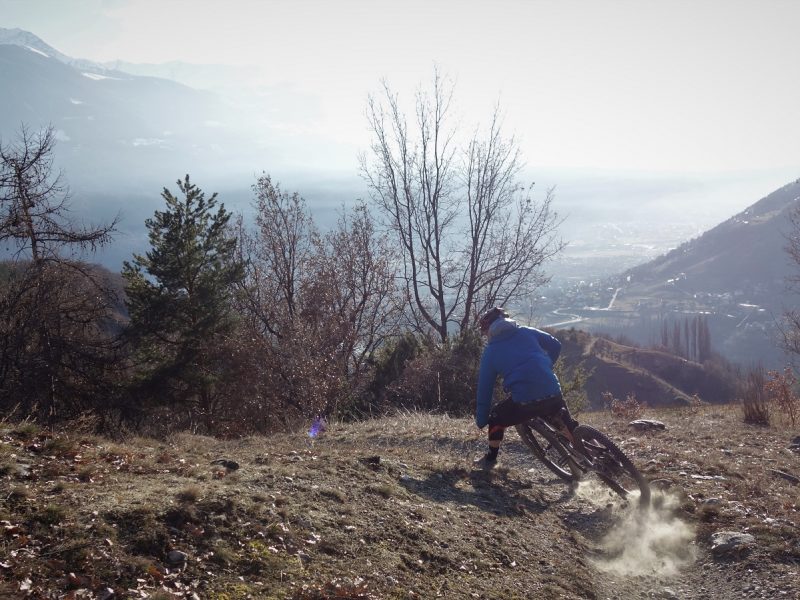 Wayne aka ChamonixMTB, Chamonix's first French qualified UK guide drifting into 2020.