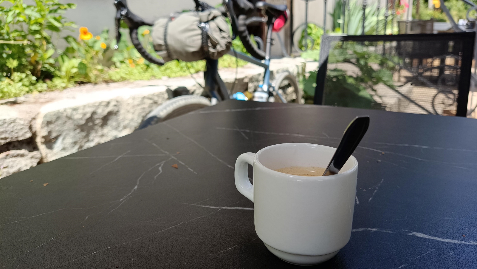 Coffee stop #1 Les Chapieux. 