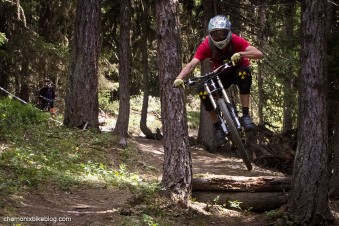Spence: Making good use of the built features on the more natural trails